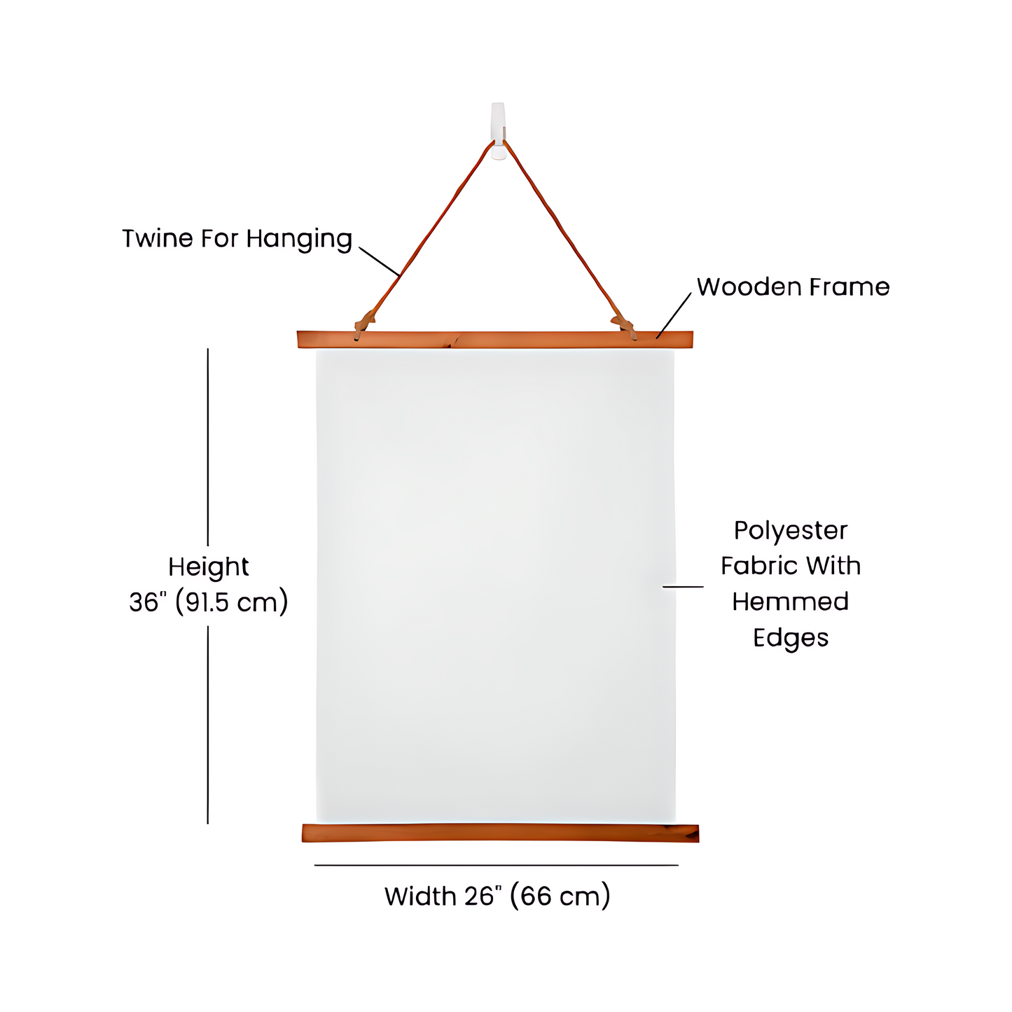 Ayat ul Kursi Wood Framed Wall Tapestry - Kids Room - Islamic Wall art